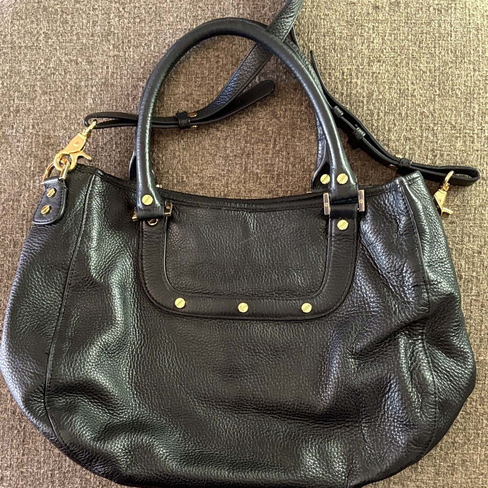 Tory Burch Black Leather Shoulder Bag - Picture 4 of 10